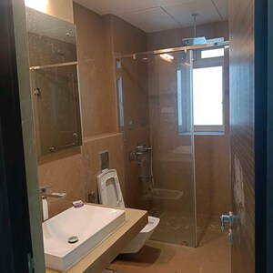 Bathroom in 3 BHK Apartment at Raheja Imperia, Empire Mill – for Rent