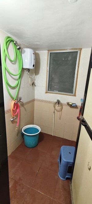 Bathroom in 1 BHK Apartment at Salasar Marigold, Mira Road – for Rent