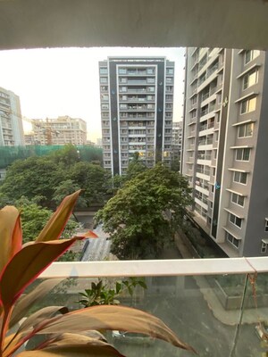 Balcony in 3 BHK Apartment at Happy Jade Gardens, Ghatkopar East – for Rent