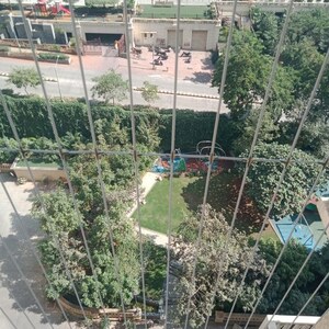 Balcony in 1 BHK Apartment at Hiranandani Regent Hill, Powai – for Rent