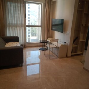 Living Room in 1 BHK Apartment at Hiranandani Regent Hill, Powai – for Rent