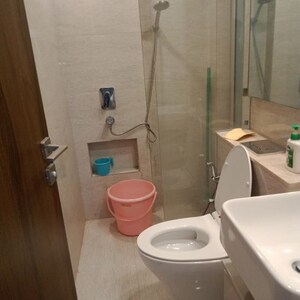Bathroom in 1 BHK Apartment at Hiranandani Regent Hill, Powai – for Rent