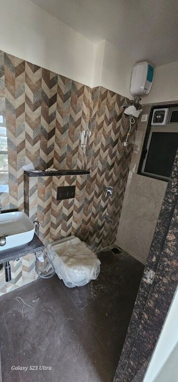 Bathroom in 1 BHK Apartment at Chandak 34 Park Estate, Goregaon West – for Rent