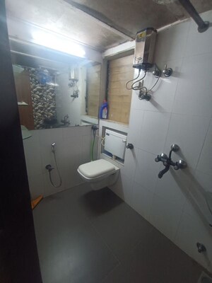 Bathroom in 2 BHK Apartment at HDIL Dheeraj Jamuna, Malad West – for Rent