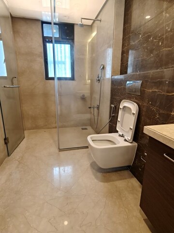 Bathroom in 4 BHK Apartment at Sunteck Signia Isles, Bandra Kurla Complex – for Rent