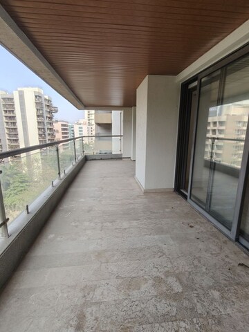 Balcony in 4 BHK Apartment at Sunteck Signia Isles, Bandra Kurla Complex – for Rent