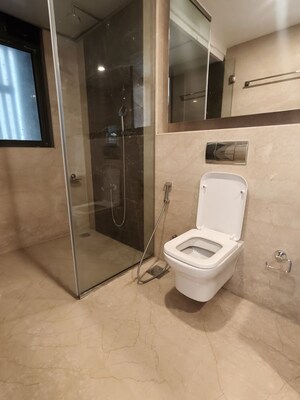 Bathroom in 4 BHK Apartment at Sunteck Signia Isles, Bandra Kurla Complex – for Rent