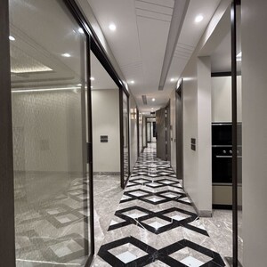 Staircase in 4 BHK Builder Floor at Gulmohar Park – for Sale