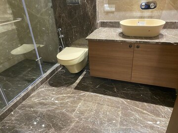 Bathroom in 4 BHK Builder Floor at Panchsheel Park – for Rent