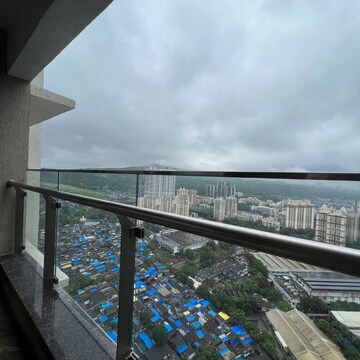 Balcony in 3 BHK Apartment at Oberoi Sky City, Borivali East – for Rent