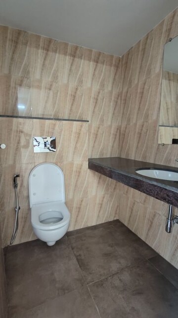 Bathroom in 1 BHK Apartment at Raymond Aashiyana, Vartak Nagar – for Rent