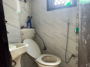 Bathroom in 2 BHK Builder Floor at Malviya Nagar – for Rent