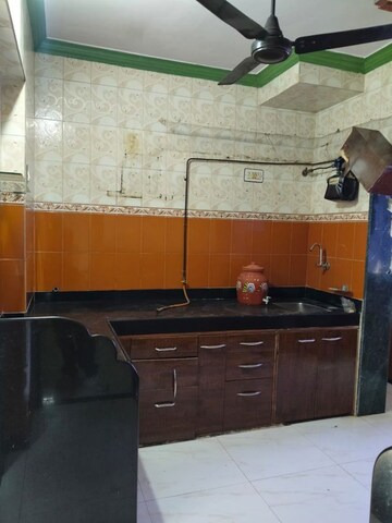 Kitchen in 1 BHK Apartment at Chhabhaiya Park, Balkum Pada – for Rent