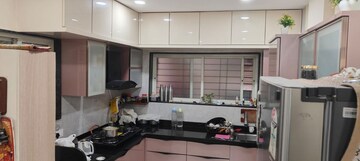 Kitchen in 3 BHK Apartment at RK Lunkad Nisarg Nirmiti, Pimple Saudagar – for Sale