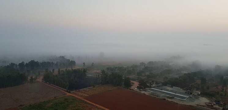 Master Bedroom, bhartiya-nikoo-homes 4 Bedroom 3525 Sq.Ft. Penthouse In Thanisandra Main Road Bangalore 9810799