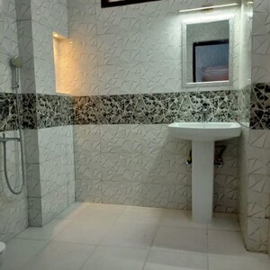 Bathroom in 2 BHK Builder Floor at Malviya Nagar – for Rent