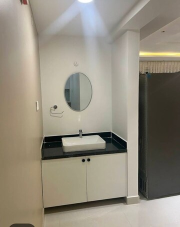 Bathroom in 3 BHK Apartment at Aurobindo Galaxy, Hi Tech City – for Rent