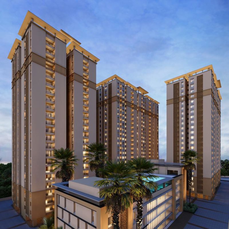 2 BHK 940 Sq.Ft. Apartment in Pacifica Hillcrest Phase 2