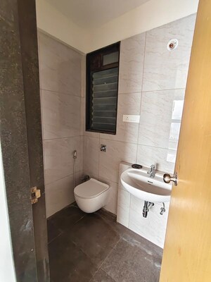 Bathroom in 3 BHK Apartment at Chandak 34 Park Estate, Goregaon West – for Rent