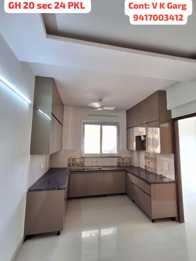 Kitchen, green-valley-residencia 3 Bedroom 1737 Sq.Ft. Apartment In Ghazipur Zirakpur 9811020