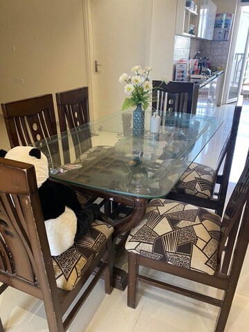 Living Room in 3 BHK Apartment at Skyline Park, Vip Road – for Rent