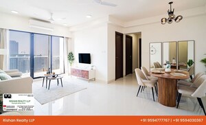 Living Room in 2 BHK Apartment at Sunteck Avenue 2, Goregaon West – for Sale