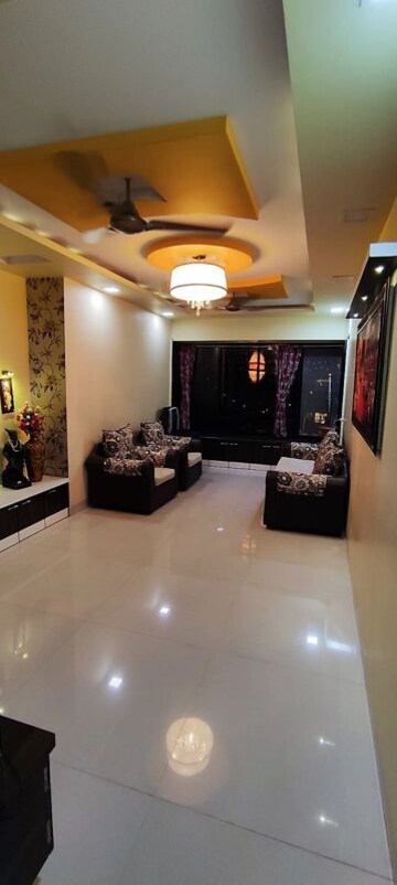 Living Room in 2 BHK Apartment at Asmita Jyoti CHS, Malad West – for Rent