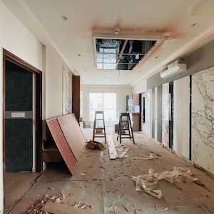 Building Lobby in 3 BHK Apartment at Aurobindo Kohinoor, Kothaguda – for Rent