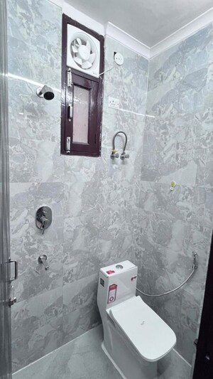 Bathroom in 3 BHK Builder Floor at Raj Nagar – for Sale