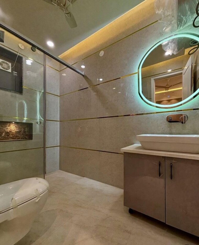 Attached Bathroom, bp-homes 3 Bedroom 250 Sq.Yd. Builder Floor In Sector 85 Faridabad 9811354