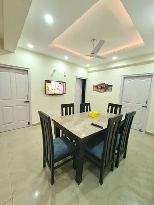 Dining area in 3 BHK Apartment at Nagla Road – for Sale