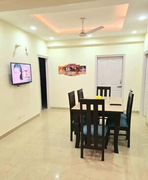 Dining area in 3 BHK Apartment at Nagla Road – for Sale