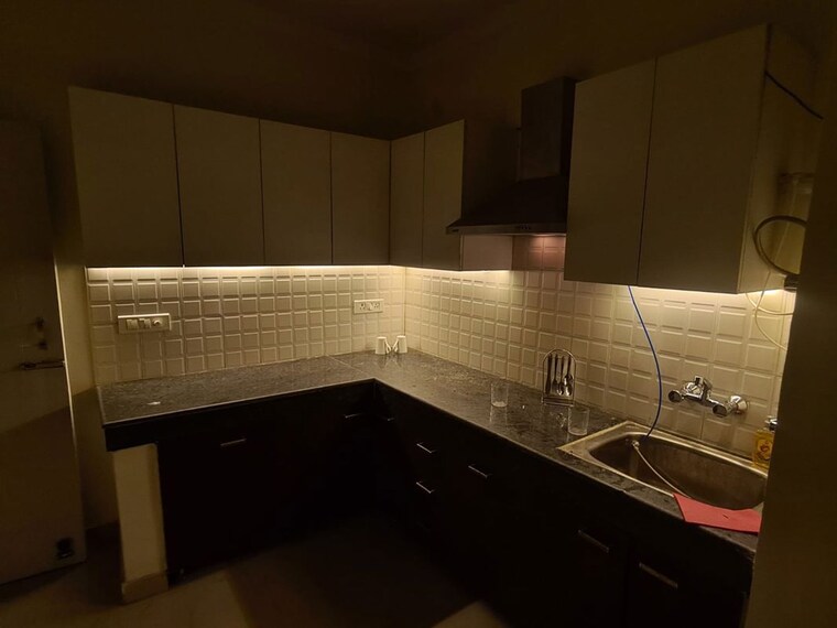 Kitchen, nagla road 3 Bedroom 1350 Sq.Ft. Apartment In Nagla Road Zirakpur 9811351