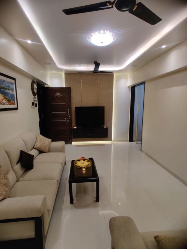 Living Room, delta-avenue 2 Bedroom 670 Sq.Ft. Apartment In Uthalsar Thane 9811425