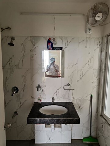 Bathroom in 3 BHK Apartment at Kalpataru Residency, Sanath Nagar – for Rent