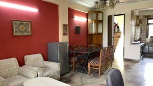 Living Room in 3 BHK Apartment at Antriksh Golf View, Sector 78 – for Rent