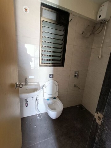 Bathroom in 3 BHK Apartment at Chandak 34 Park Estate, Goregaon West – for Rent