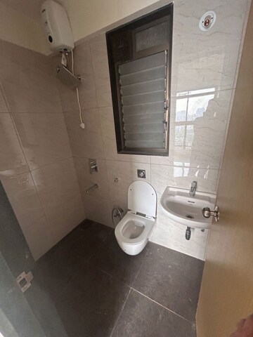 Bathroom in 3 BHK Apartment at Chandak 34 Park Estate, Goregaon West – for Rent