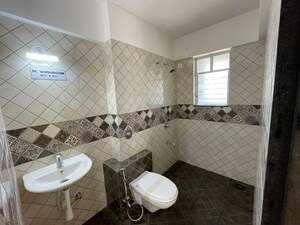 Bathroom in 3 BHK Apartment at ARV Newtown, Pisoli – for Rent