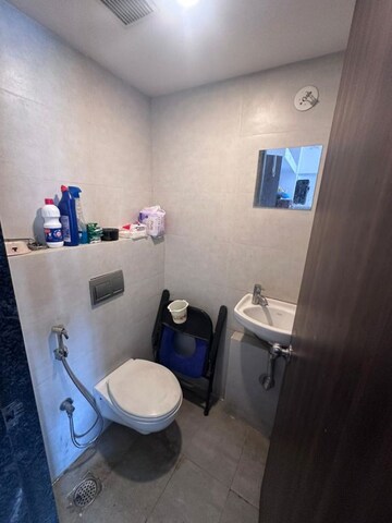 Bathroom in 1 BHK Apartment at Lodha Crown Quality Homes, Majiwada – for Rent