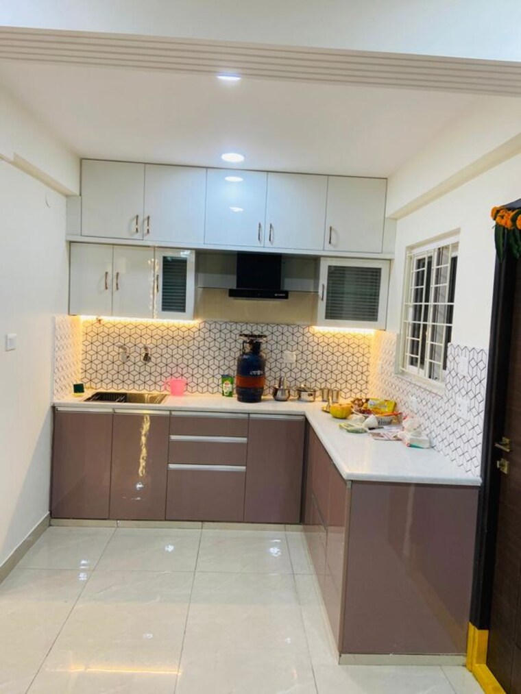 Kitchen, risinia-skyon 3 Bedroom 1681 Sq.Ft. Apartment In Bachupally Hyderabad 9811740
