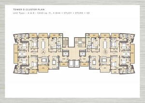 Master Plan in 4 BHK Apartment at Kashish Manor One, Sector 111 – for Sale