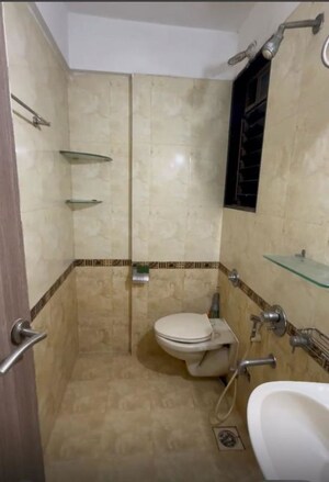 Bathroom in 2.5 BHK Apartment at Trikuta Tower, Powai – for Sale