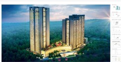 3 BHK + Study Room Apartment For Sale in Krisumi Waterfall Residences