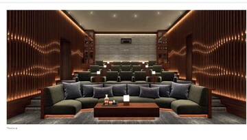 Living Room in 3 BHK Apartment at Krisumi Waterfall Residences, Sector 36a – for Sale