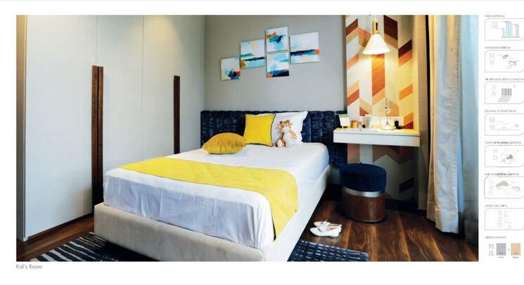 Bedroom, krisumi-waterfall-residences 3 Bedroom 2503 Sq.Ft. Apartment In Sector 36a Gurgaon 9811930