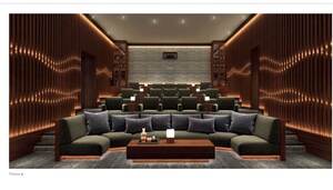 Living Room in 3 BHK Apartment at Krisumi Waterfall Residences, Sector 36a – for Sale