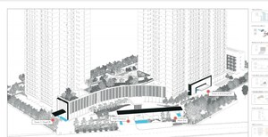 3 BHK Apartment – Exterior View View at Krisumi Waterfall Residences, Sector 36a - for Sale