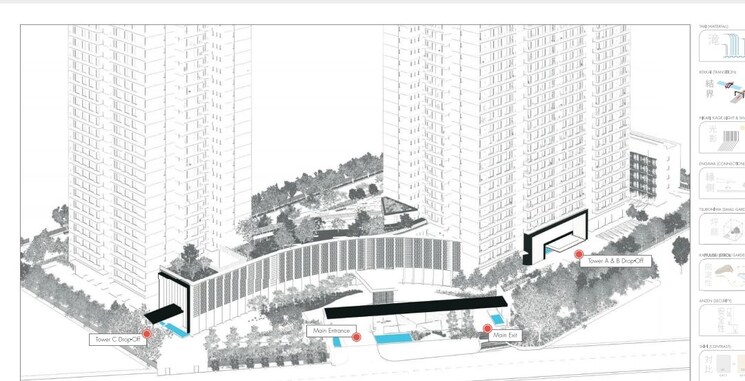 Exterior View, krisumi-waterfall-residences 3 Bedroom 2503 Sq.Ft. Apartment In Sector 36a Gurgaon 9811930