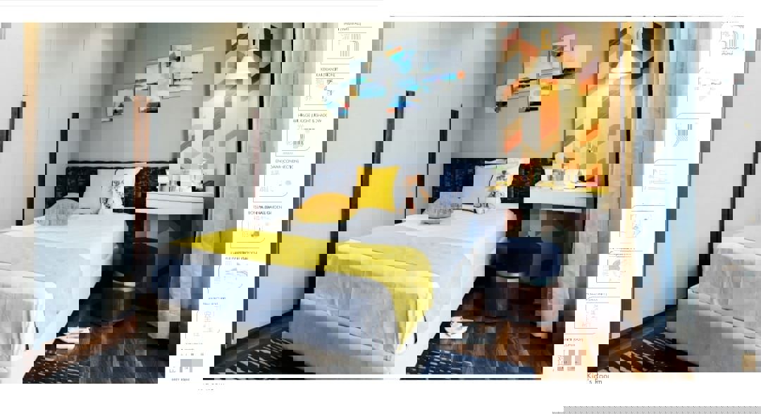 2 BHK Apartment For Sale in Krisumi Waterfall Residences